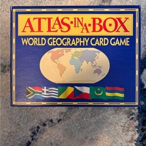 Atlas in a Box World Geography Card Game